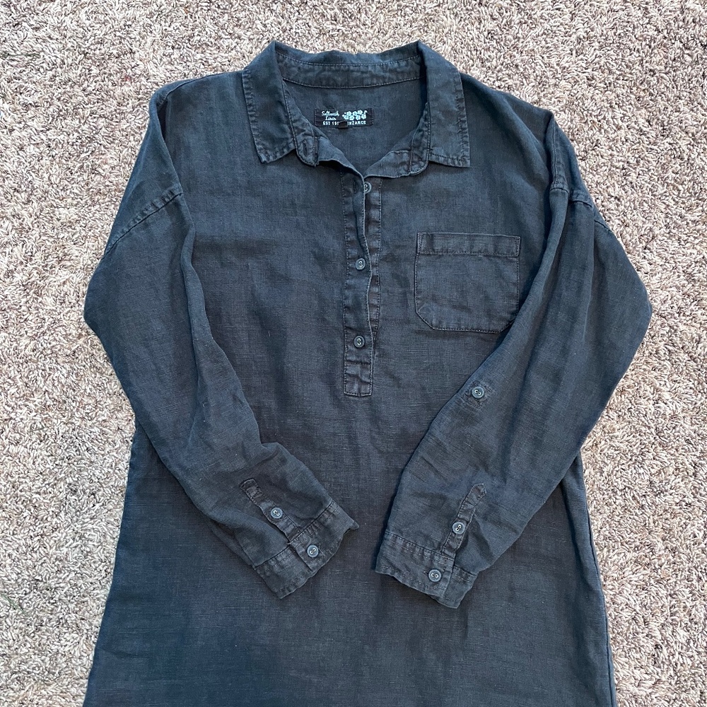 Seasalt Nicky Berry 100% Linen tunic sz8